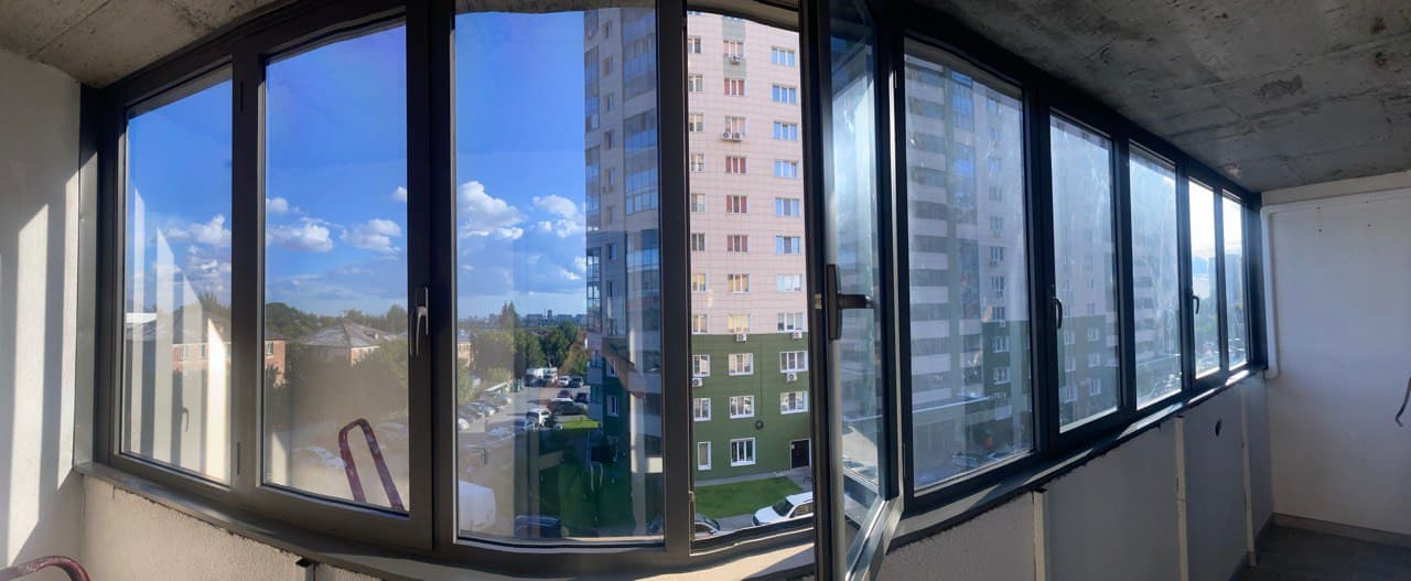 Зеркальная плёнка: R Silver 15% изнутри